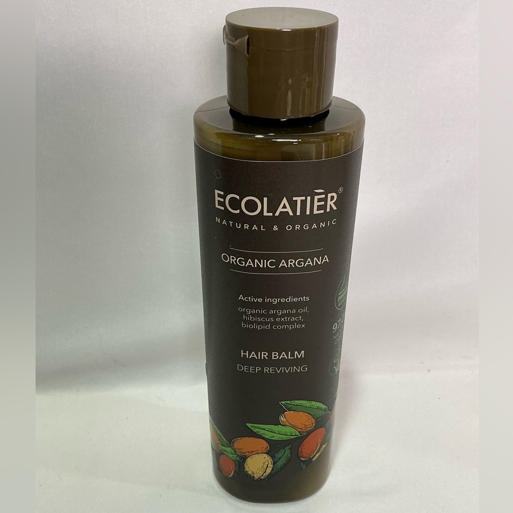 ECOLATIÈR  Organic Argana Hair Balm - Deep Reviving, New